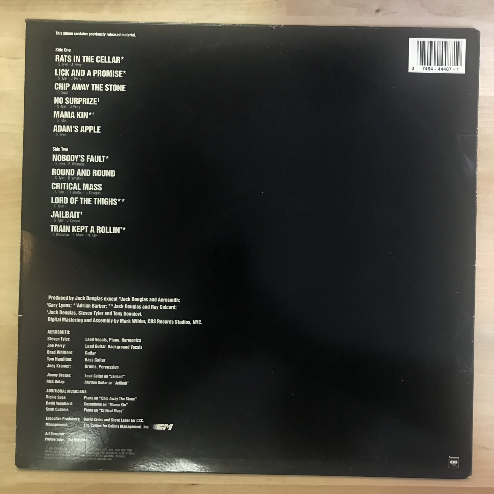 Aerosmith - Gems - C 44487 - Vinyl LP (USED)