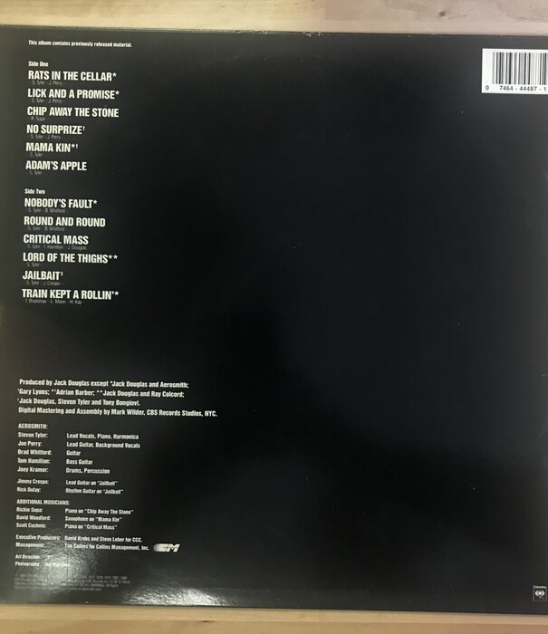 Aerosmith - Gems - C 44487 - Vinyl LP (USED)