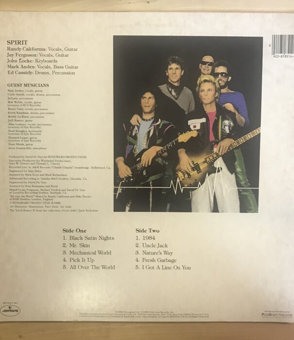 Spirit - Spirit Of ‘84 - 422 818 514  M1 - Vinyl LP (USED)