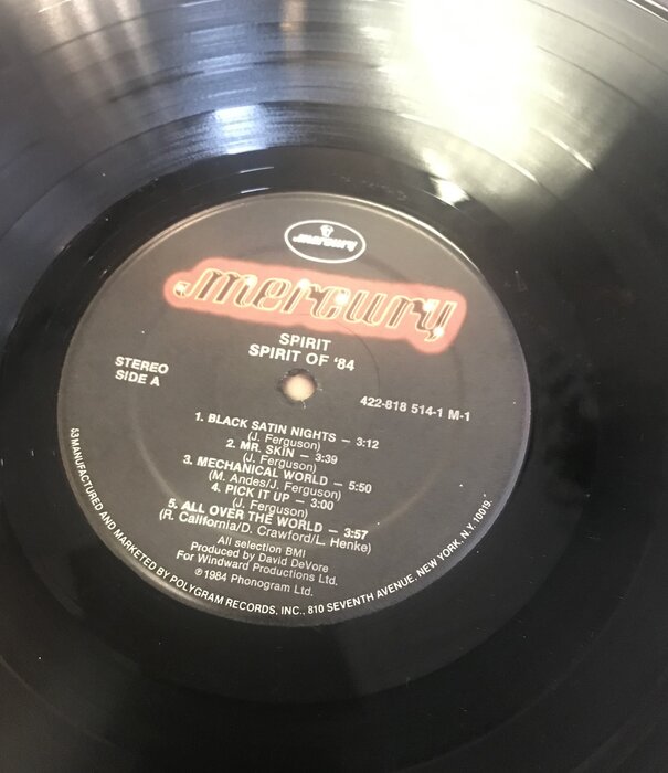 Spirit - Spirit Of ‘84 - 422 818 514  M1 - Vinyl LP (USED)
