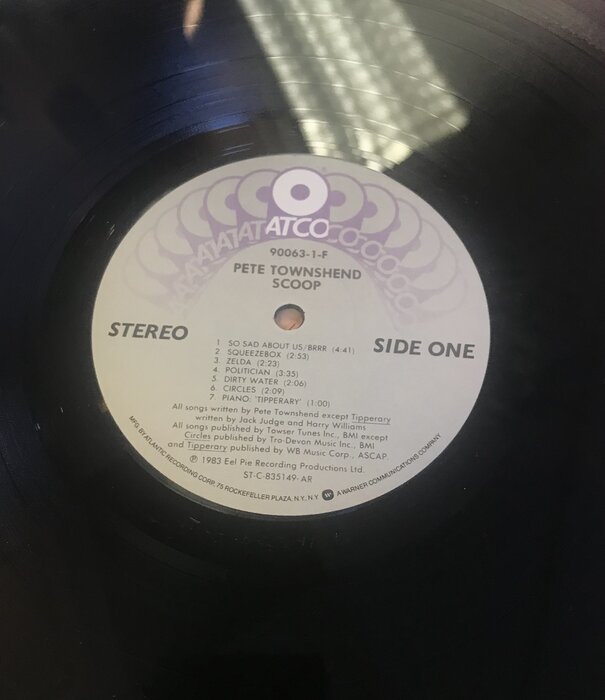 Pete Townshend - Scoop - 90063 1 F - Vinyl LP (USED)