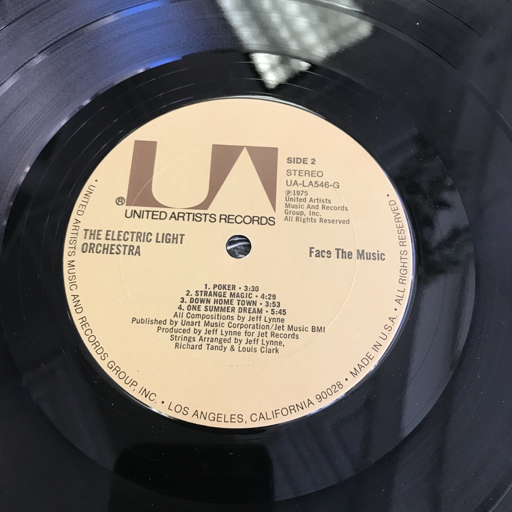 Electric Light Orchestra - Face The Music - UA-LA 546-G - Vinyl LP (USED)