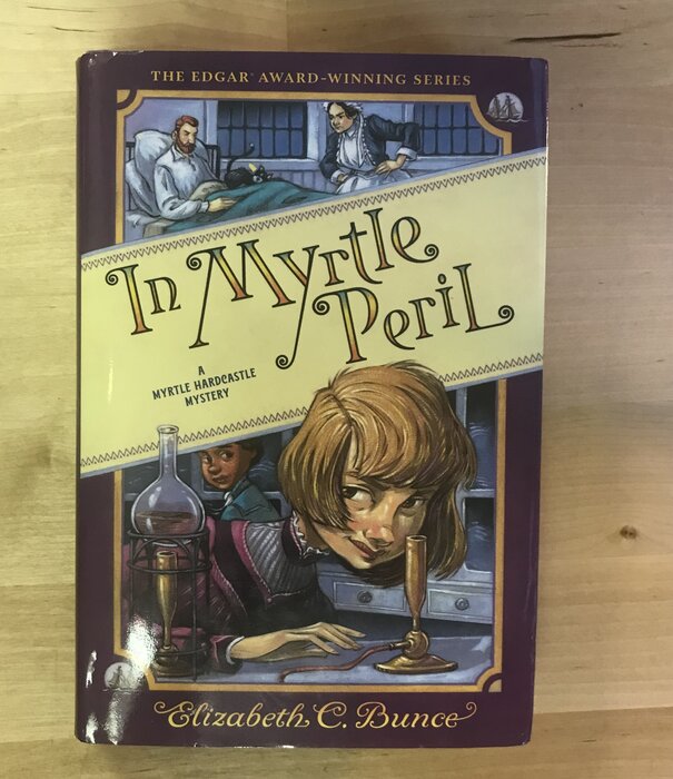 Elizabeth C. Bunce - In Myrtle Peril (Book 4) - Hardback (USED - SIGNED)