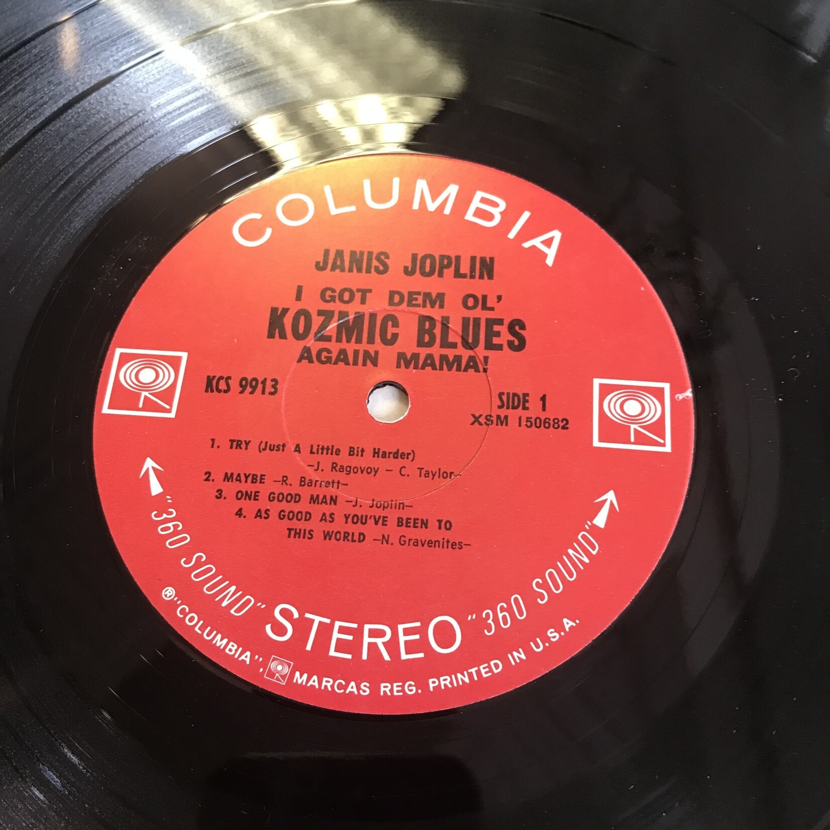 Janis Joplin - I Got Dem Ol’ Kozmic Blues Again Mama - KCS9913 - Vinyl LP (USED)