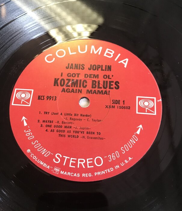 Janis Joplin - I Got Dem Ol’ Kozmic Blues Again Mama - KCS9913 - Vinyl LP (USED)