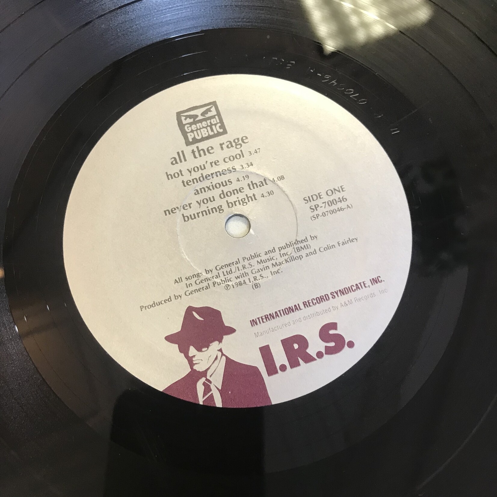 General Public - All The Rage - SP 70046 - Vinyl LP (USED)