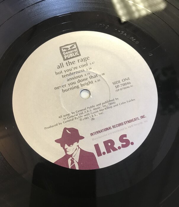 General Public - All The Rage - SP 70046 - Vinyl LP (USED)