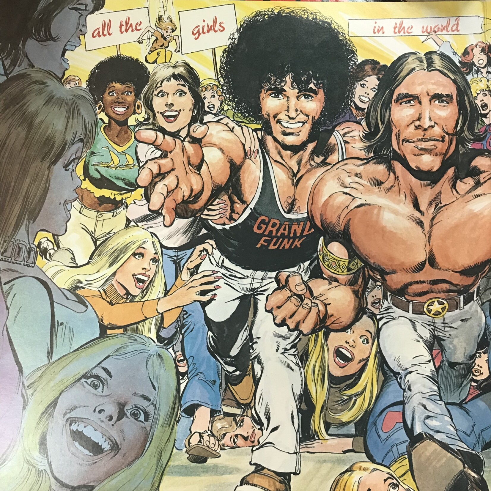 Grand Funk - All The Girls In The World Beware (w/ Neal Adams poster) - SO 11356 - Vinyl LP (USED)