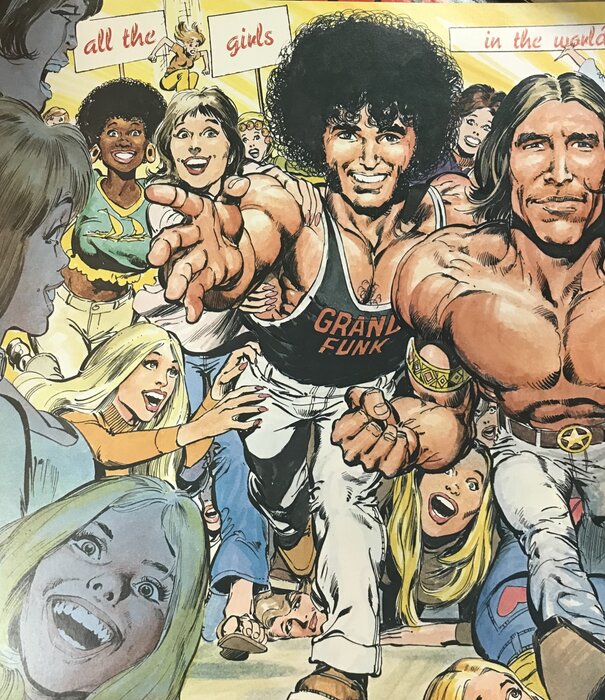 Grand Funk - All The Girls In The World Beware (w/ Neal Adams poster) - SO 11356 - Vinyl LP (USED)