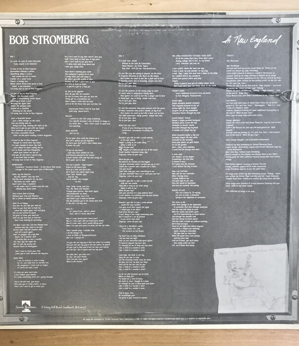 Bob Stromberg - In New England - 0000 - Vinyl LP (USED)