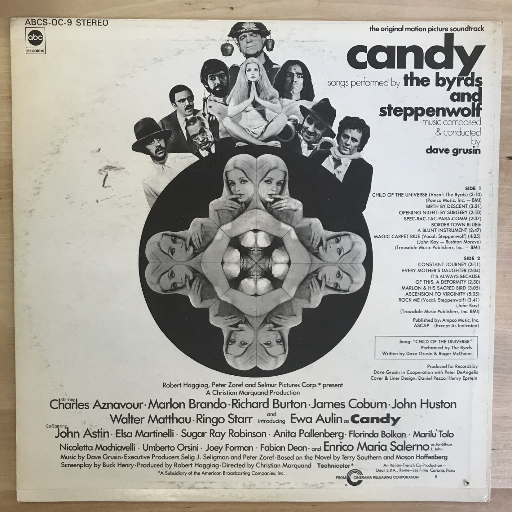 Candy - Original Motion Picture Soundtrack - ABCS 0C 9 - Vinyl LP (USED)