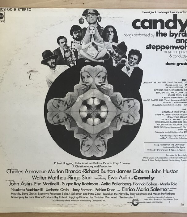 Candy - Original Motion Picture Soundtrack - ABCS 0C 9 - Vinyl LP (USED)