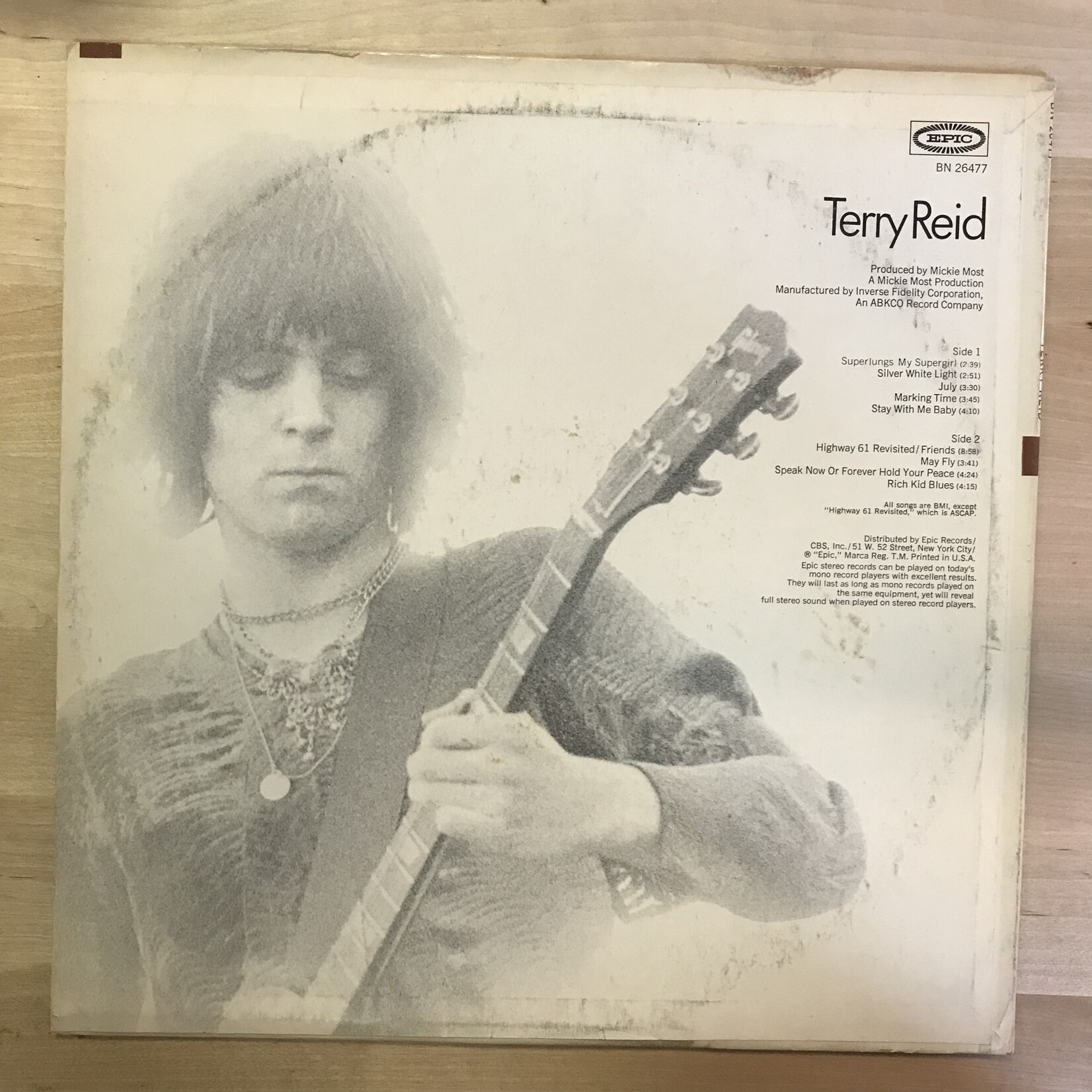 Terry Reid - Terry Reid - BN 26477 - Vinyl LP (USED)