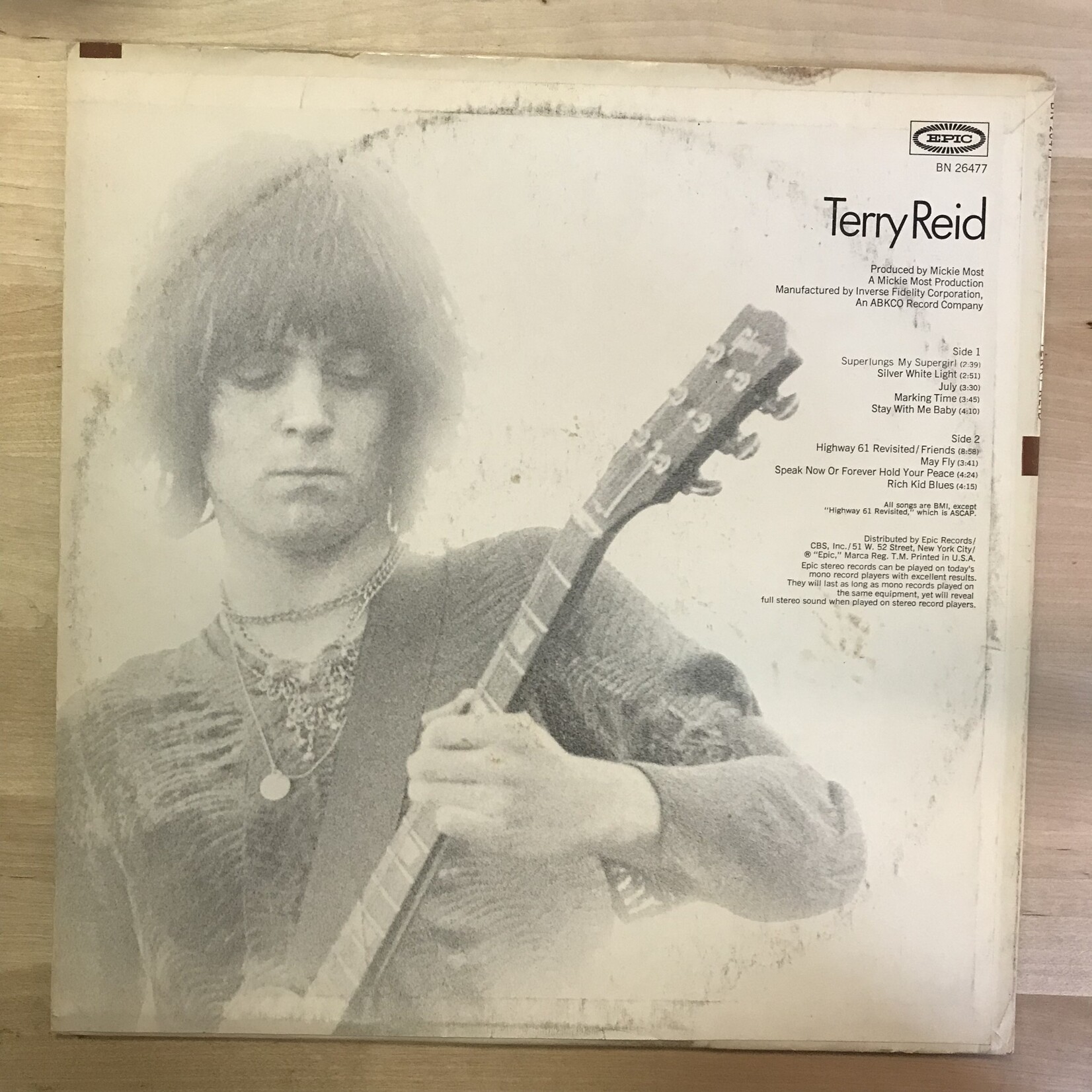 Terry Reid - Terry Reid - BN 26477 - Vinyl LP (USED)