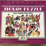 Hirschfeld - Caricatures Of Famous Opera Stars Series 2 (1982) - 500-Piece Jigsaw Puzzle (USED)