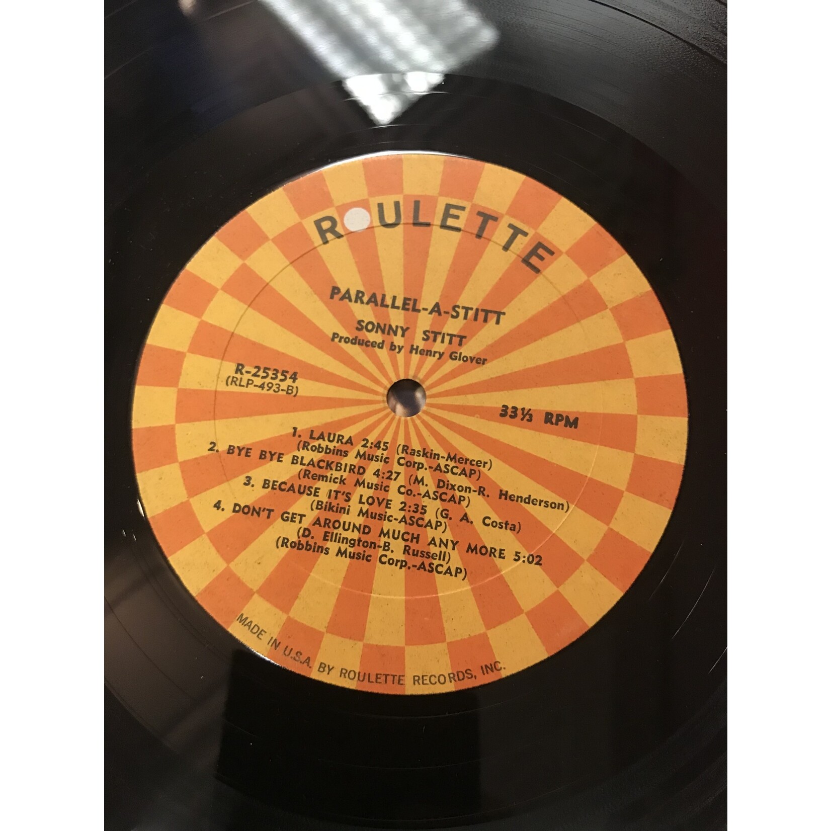 Sonny Stitt - Parallel-A-Stitt - R25354 - Vinyl LP (USED - DJ COPY)