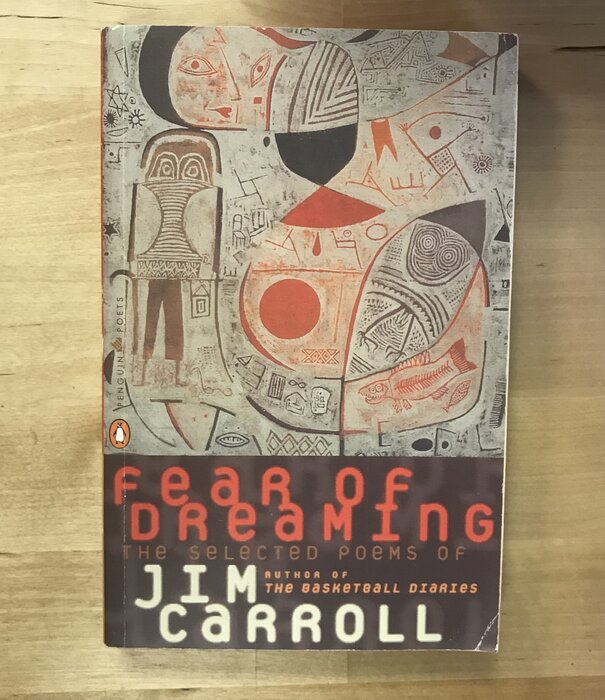 Jim Carroll - Fear Of Dreaming - Paperback (USED)