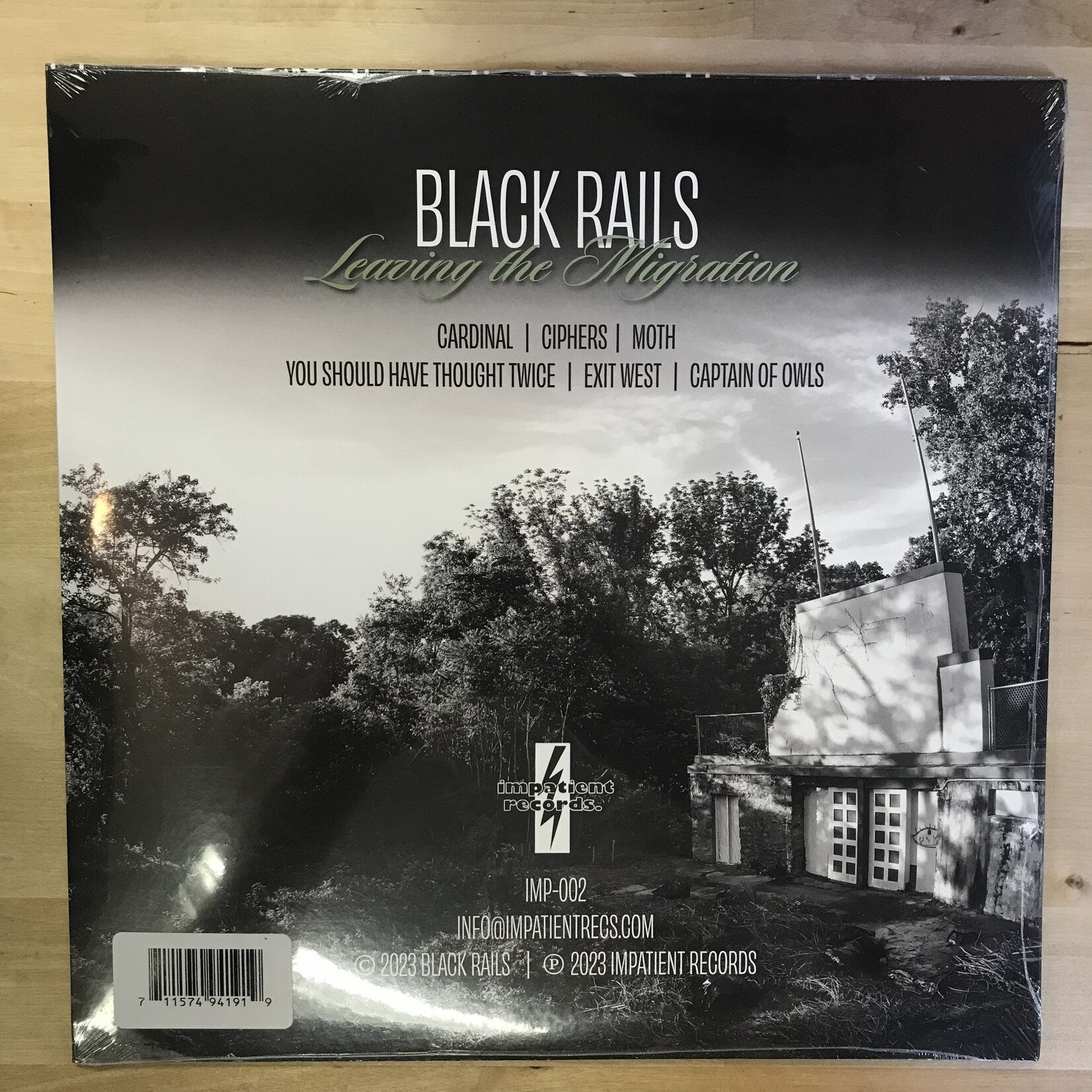 Black Rails - Leaving The Migration - IMP002 - Vinyl EP (NEW)