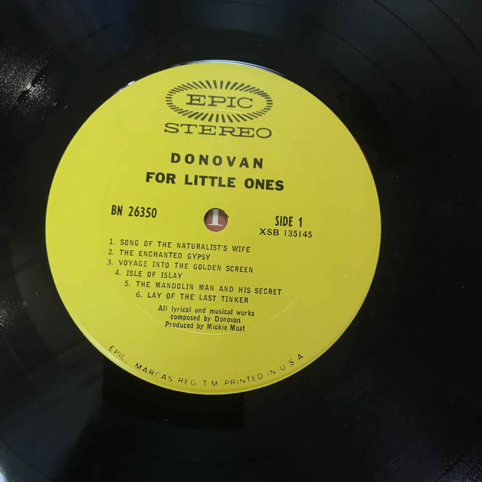 Donovan - For Little Ones - BN 26350 - Vinyl LP (USED)