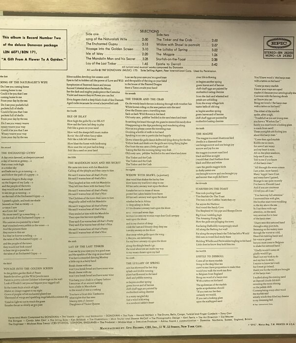 Donovan - For Little Ones - BN 26350 - Vinyl LP (USED)