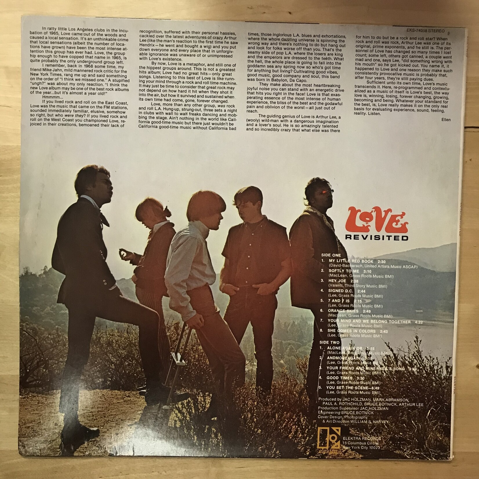 Love - Revisited (1979 RE) - EKS 74058 - Vinyl LP (USED)
