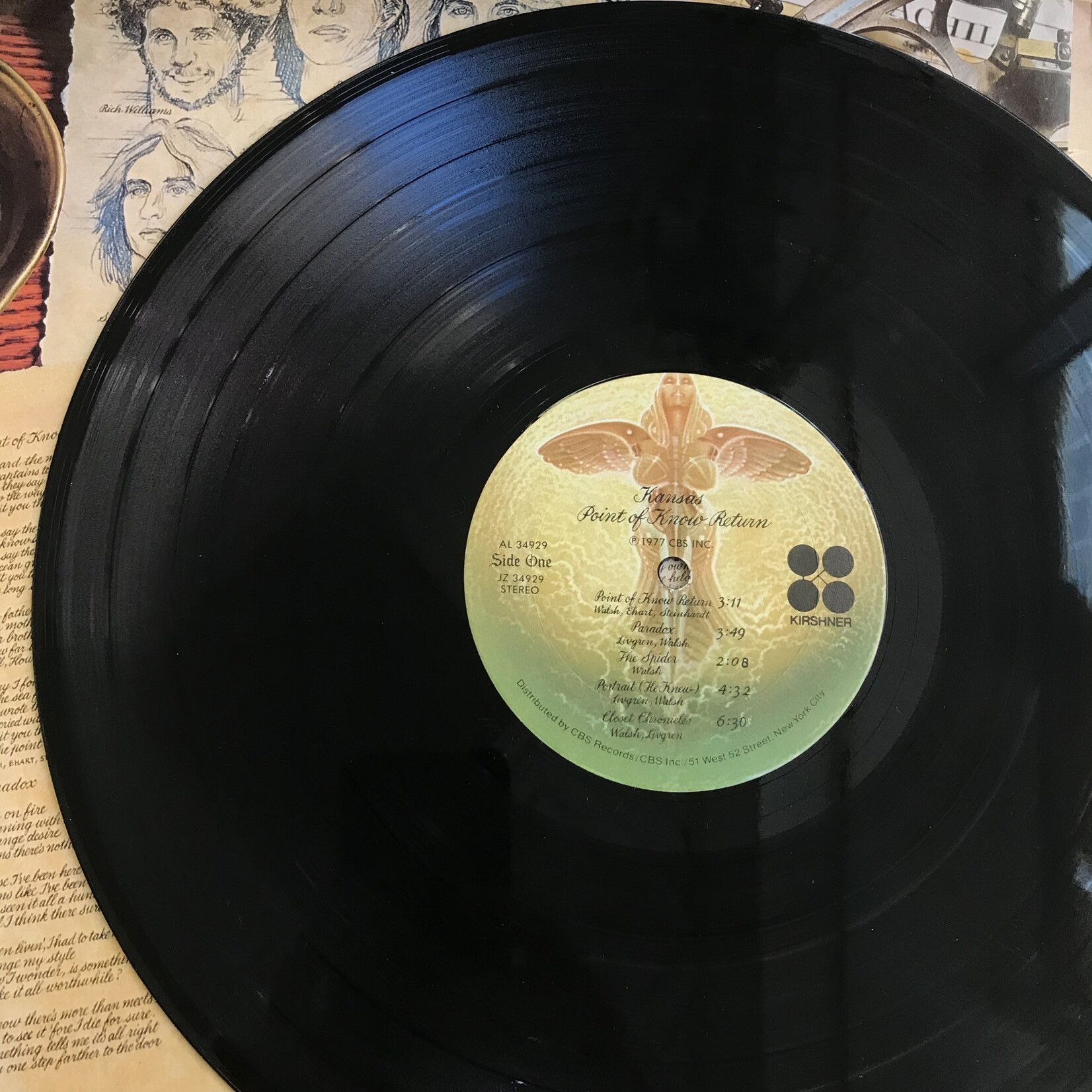 Kansas - Point Of No Return - AL 34929 - Vinyl LP (USED)