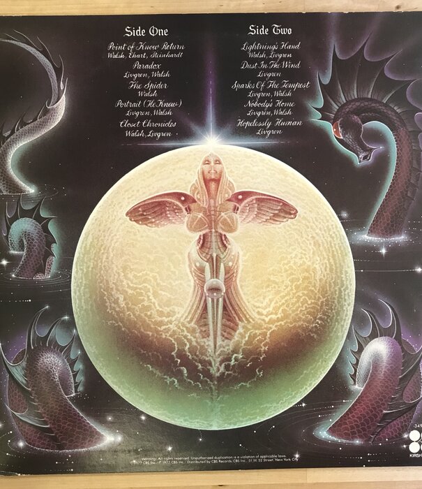 Kansas - Point Of No Return - AL 34929 - Vinyl LP (USED)