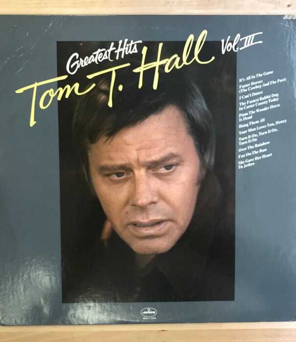 Tom T. Hall - Greatest Hits Volume III - SRM 1 5008 - Vinyl LP (USED)