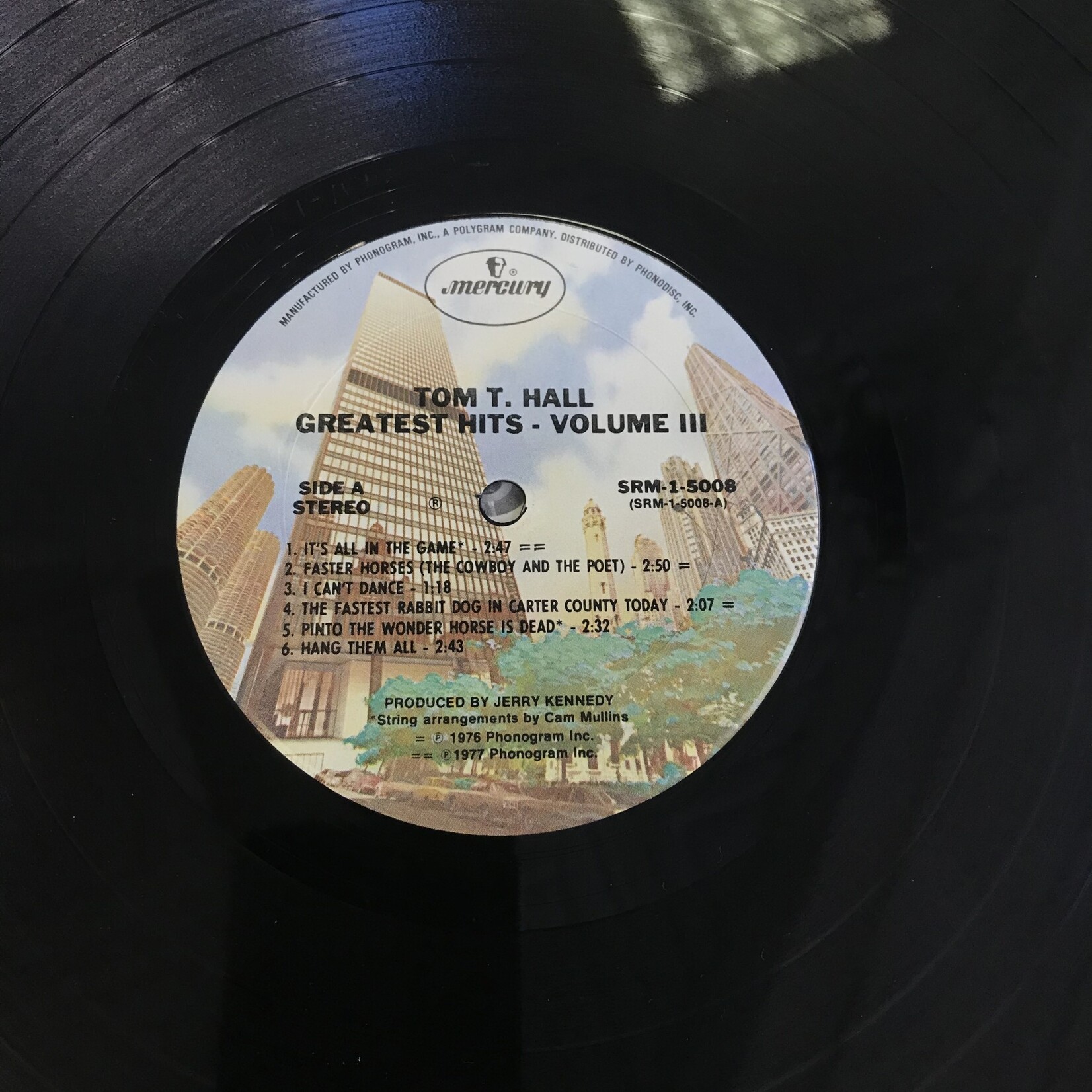 Tom T. Hall - Greatest Hits Volume III - SRM 1 5008 - Vinyl LP (USED)