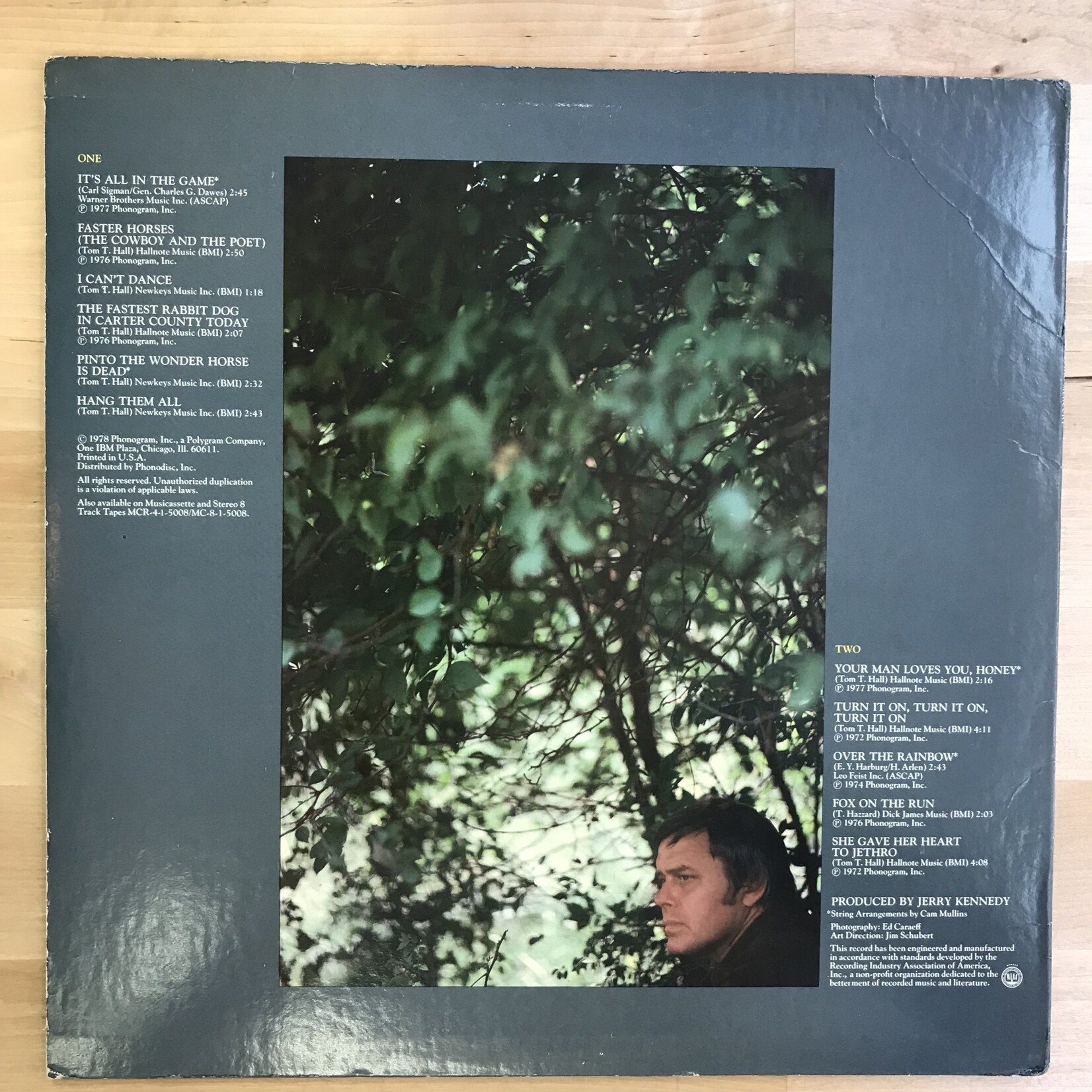 Tom T. Hall - Greatest Hits Volume III - SRM 1 5008 - Vinyl LP (USED)