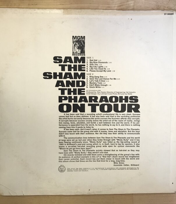 Sam The Sham And The Pharoahs - SE 4347 - Vinyl LP (USED)