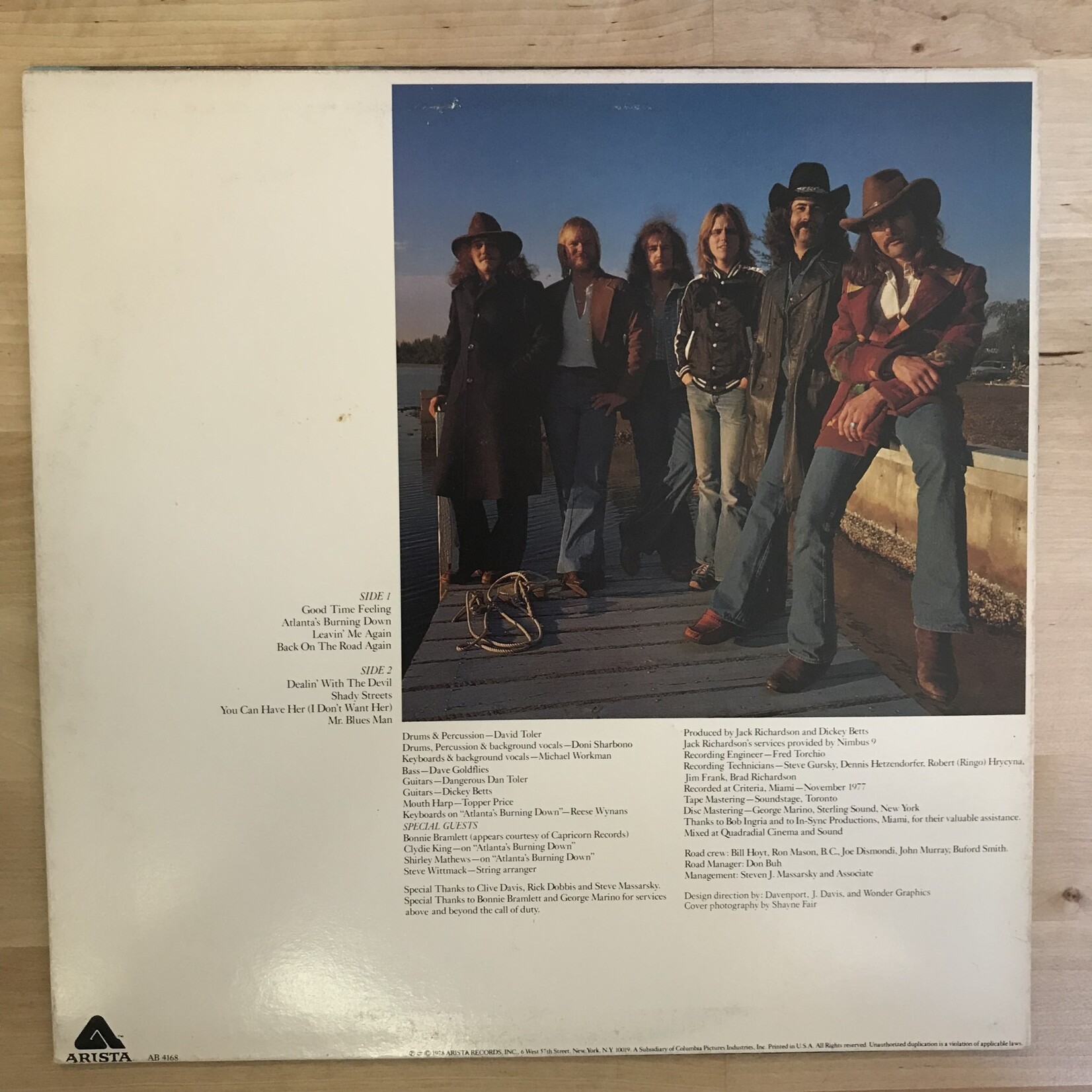 Dickie Betts - Atlanta’s Burning Down - AB 4168 - Vinyl LP (USED)