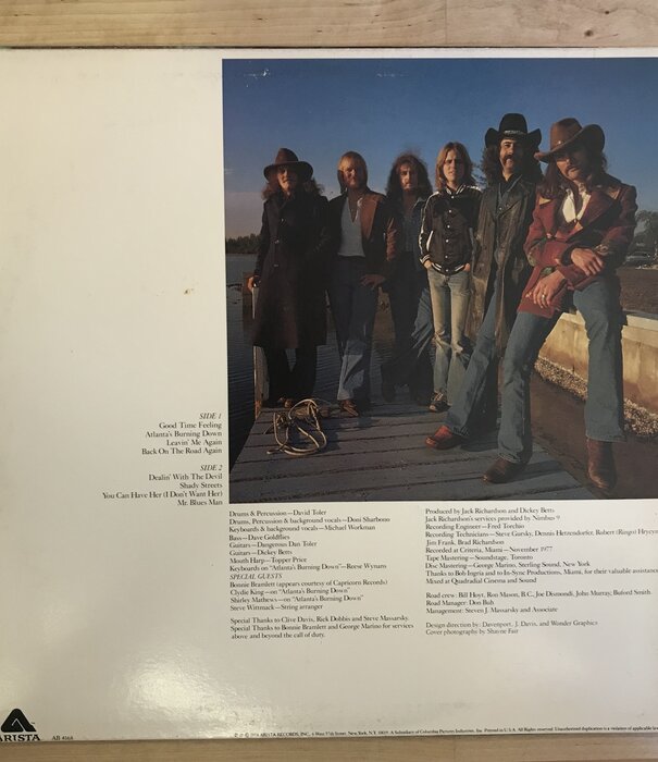 Dickie Betts - Atlanta’s Burning Down - AB 4168 - Vinyl LP (USED)