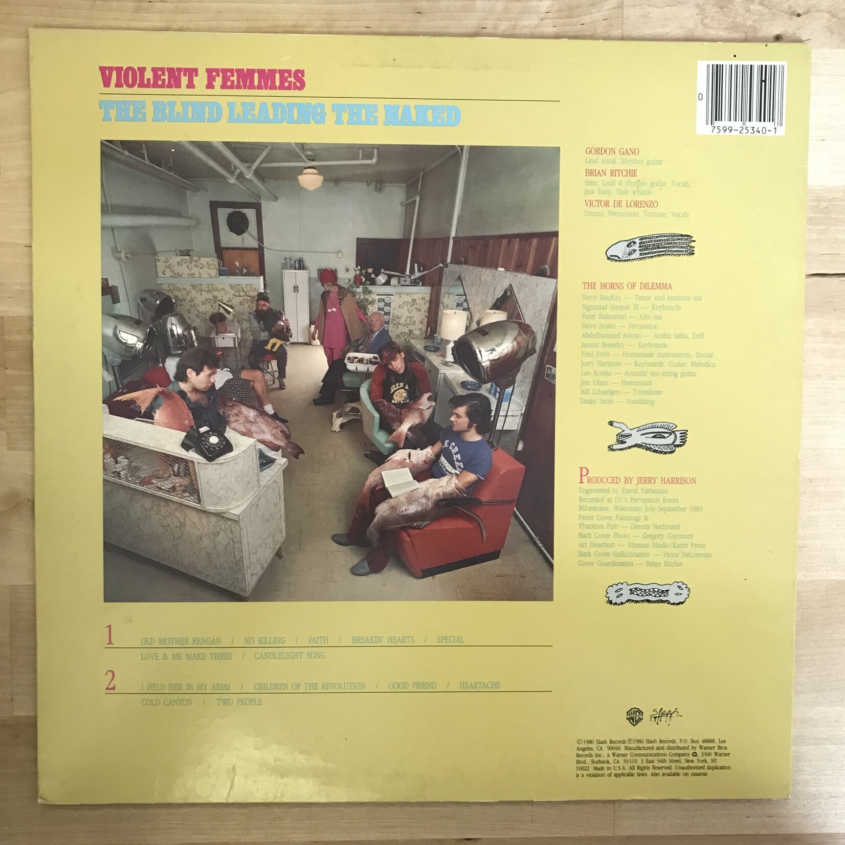 Violent Femmes - The Blind Leading The Naked - 1 25340 - Vinyl LP (USED)