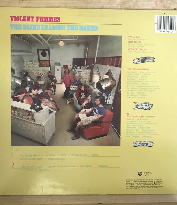 Violent Femmes - The Blind Leading The Naked - 1 25340 - Vinyl LP (USED)