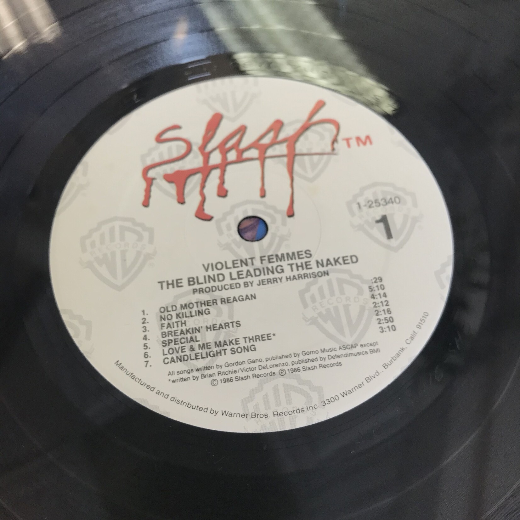 Violent Femmes - The Blind Leading The Naked - 1 25340 - Vinyl LP (USED)