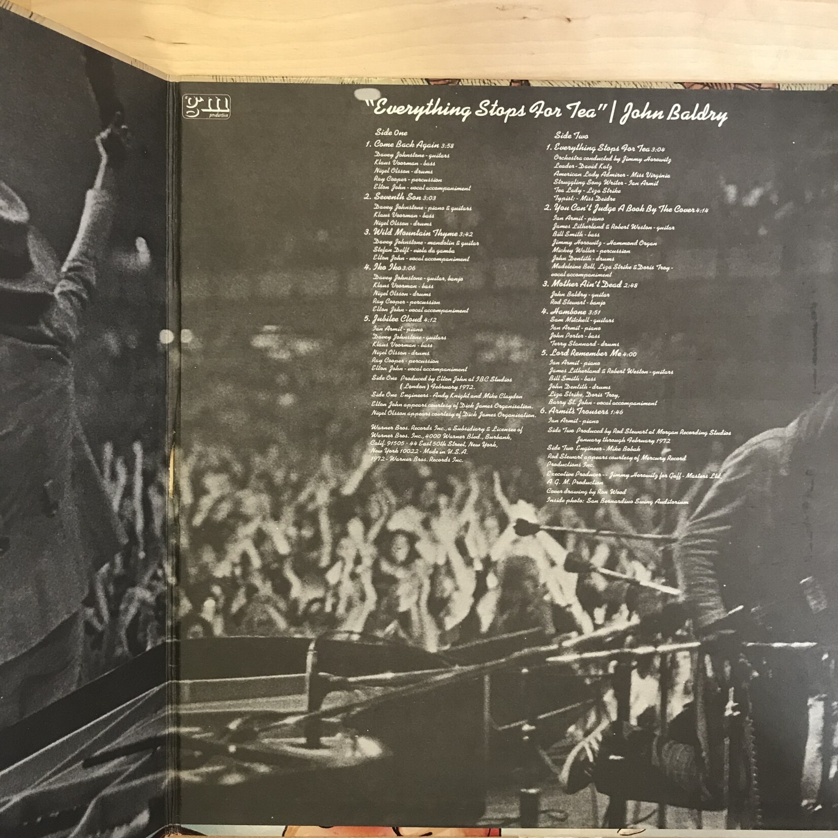 John Baldry - Everything Stops For Tea - BS2614 - Vinyl LP (USED)