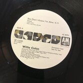 Willie Colon - She Don't Know I'm Alive (PROMO) - SP 0012 - Vinyl 12-Inch Single (USED)