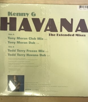 Kenny G - Havana (SEALED) - 07822 13327 - Vinyl 12-Inch Single (USED)
