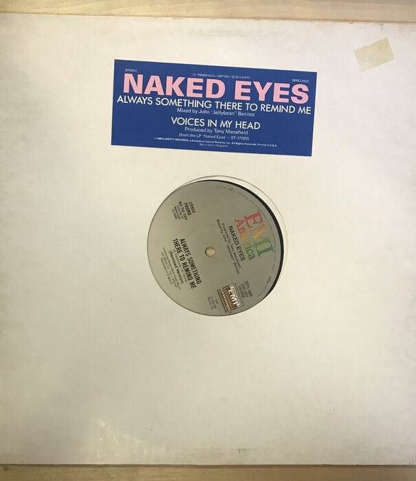 Naked Eyes - Always Something There To Remind Me (PROMO) - SPRO 9923 - Vinyl 12-Inch Single (USED)