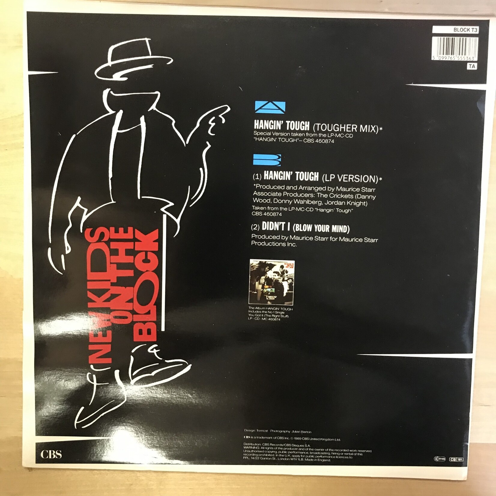 New Kids On The Block - Hangin’ Tough - BLOCK T3 - Vinyl 12-Inch Single (USED)