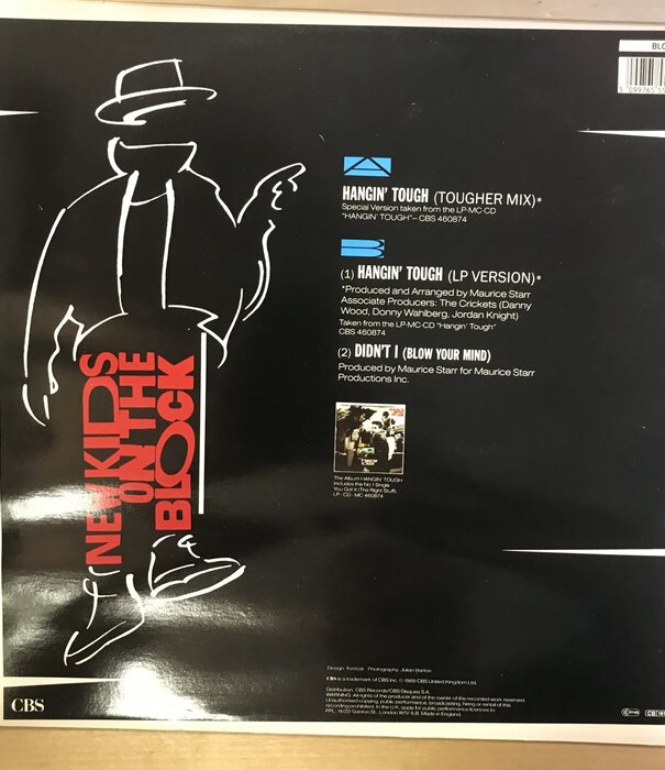 New Kids On The Block - Hangin’ Tough - BLOCK T3 - Vinyl 12-Inch Single (USED)