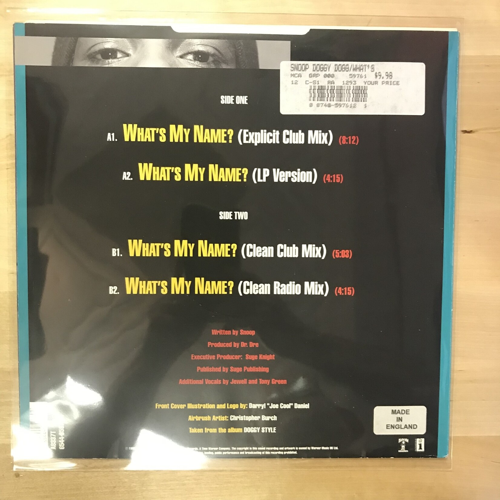 Snoop Doggy Dogg - What’s My Name - A8337T - Vinyl 12-Inch Single (USED - UK)