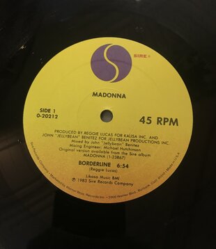 Madonna - Borderline / Lucky Star - 20212 - Vinyl 12-Inch Single (USED)
