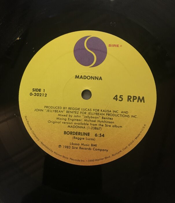 Madonna - Borderline / Lucky Star - 20212 - Vinyl 12-Inch Single (USED)