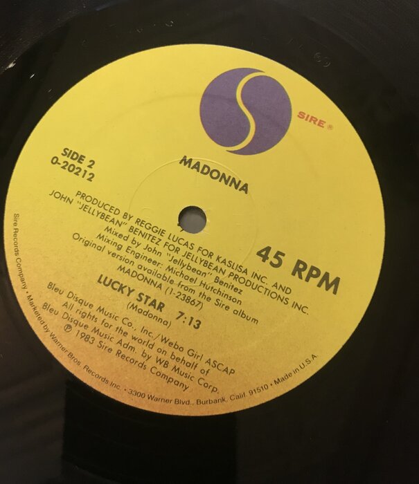 Madonna - Borderline / Lucky Star - 20212 - Vinyl 12-Inch Single (USED)