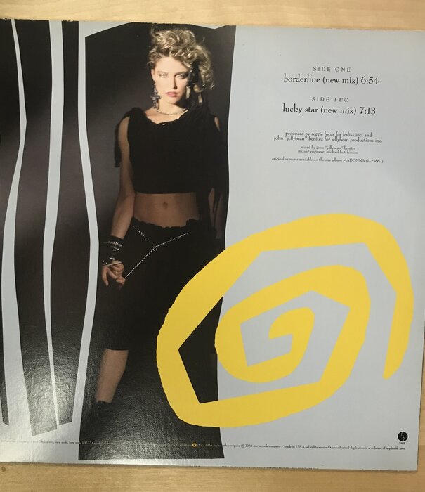 Madonna - Borderline / Lucky Star - 20212 - Vinyl 12-Inch Single (USED)
