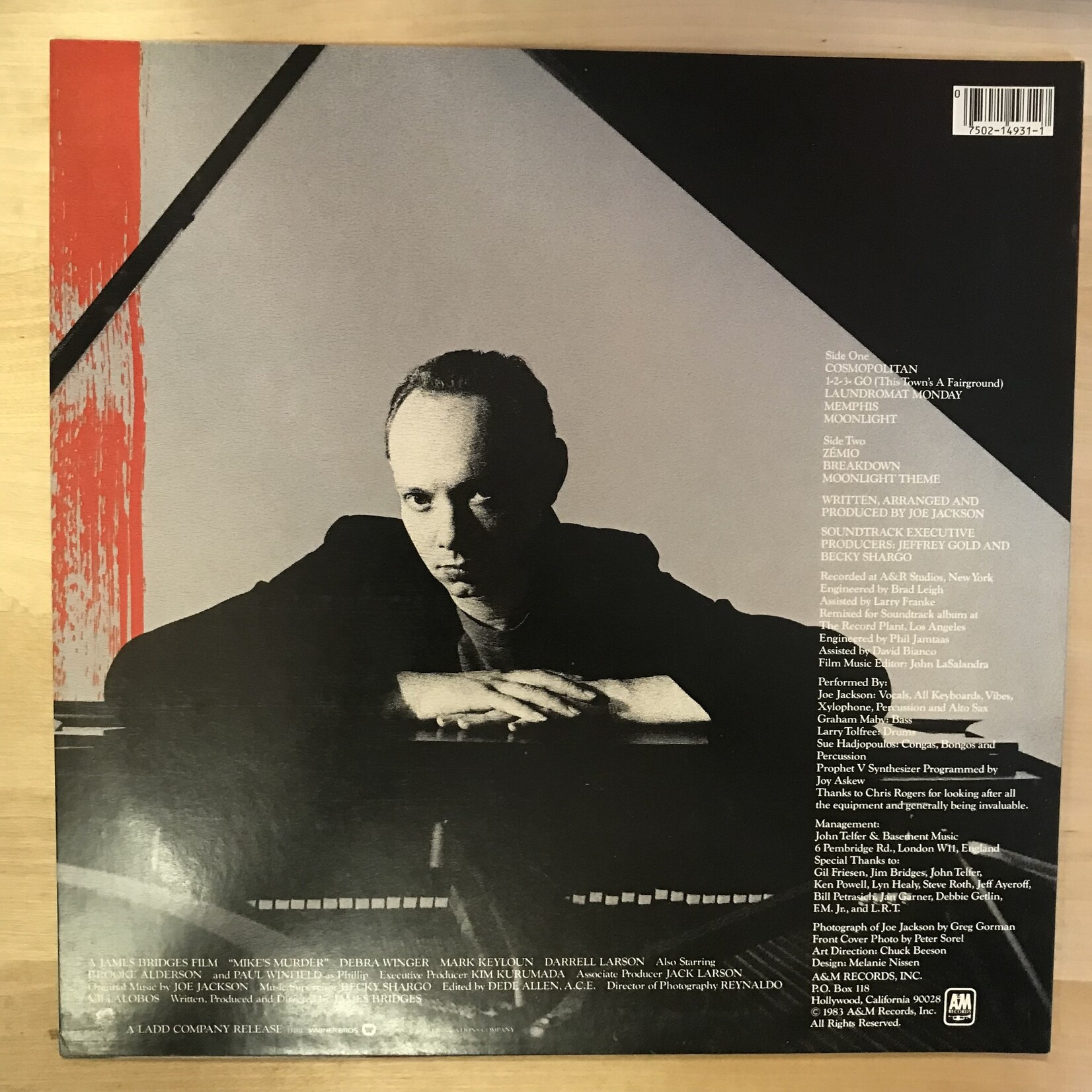 Joe Jackson - Mike’s Murder - SP4931 - Vinyl LP (USED)