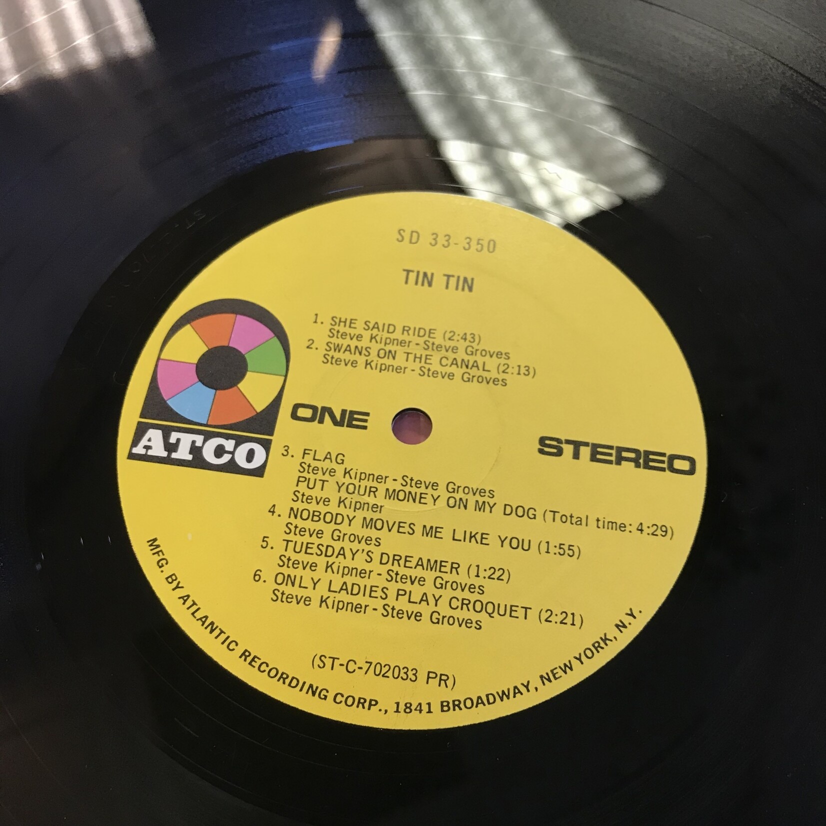 Tin Tin - Tin Tin - SD33 350 - Vinyl LP (USED)