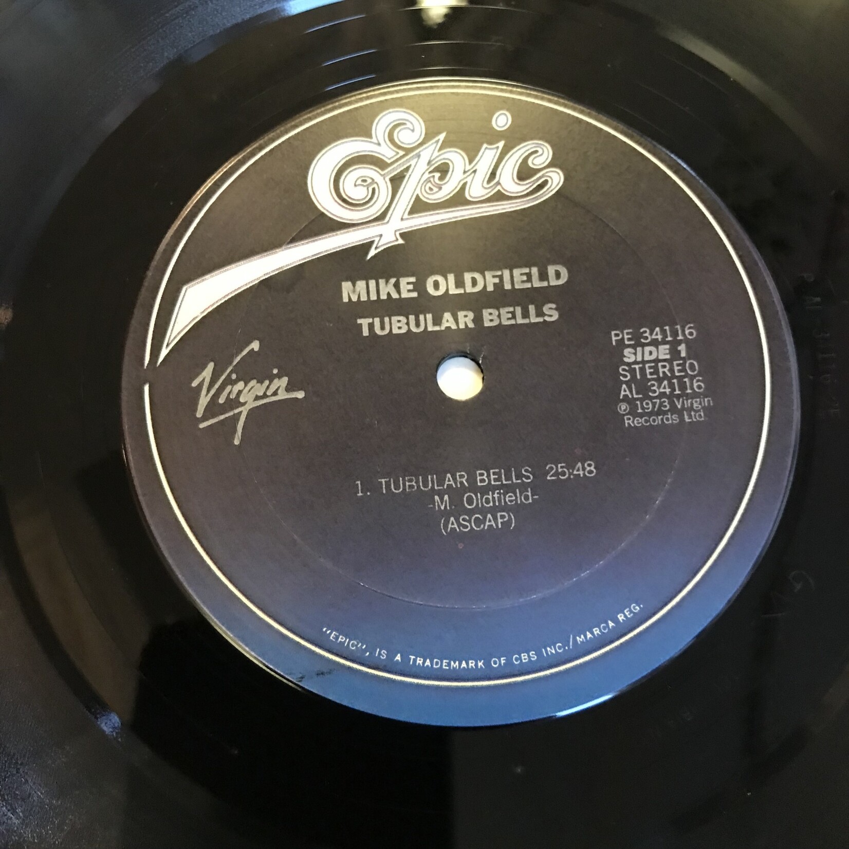 Mike Oldfield - Tubular Bells - PE 34116 - Vinyl LP (USED)